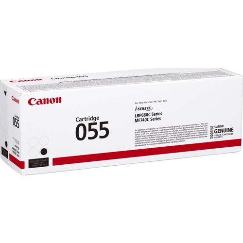 [119629] CANON TONER 055 NEGRO 3016C002 - I-SENSYS LBP 664CX, 663CDW / MF 744CDW , 742CDW , 746CX
