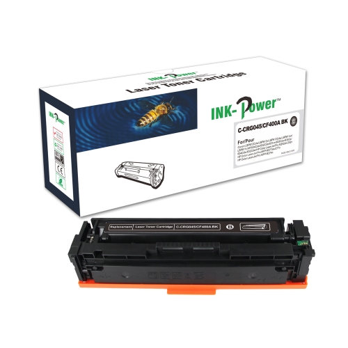 [119660] INK-POWER TONER COMP. HP CF400A / CANON CRG045 NEGRO 1.400 PAG.