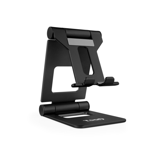 [121747] TooQ -Soporte de sobremesa ajustable para teléfono / tablet hasta 10” - Negro