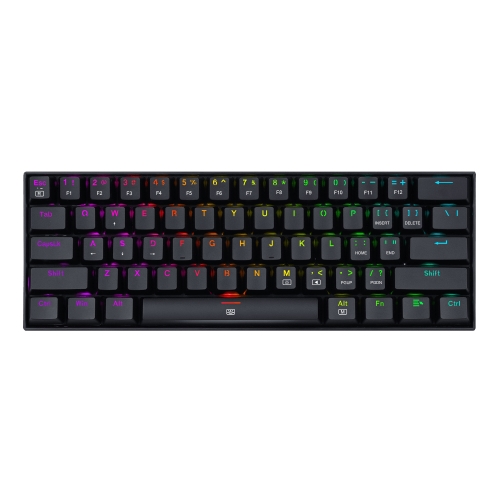[121799] Redragon - DRAGONBORN Teclado Mecánico Gaming Switch Marrón RGB Negro - Layout USA