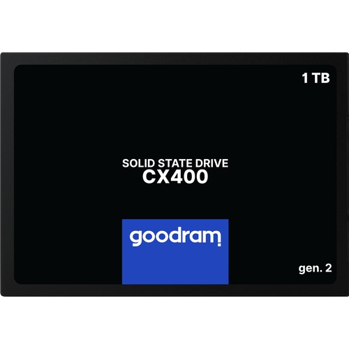[122860] GOODRAM CX400 G.2 - 1TB SSD - 2.5" - SATA III - Lectura 550 MB/s - Escritura 500 MB/s -TBW 720TB