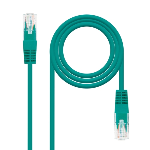 [122487] Nanocable - Cable red latiguillo cat.6 utp awg24 verde 30 cm