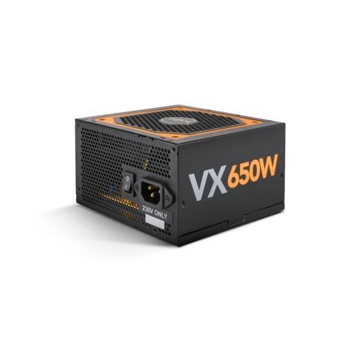 [122921] NOX Urano VX 650W Bronze - Fuente de alimentación con PFC activo - 650 W 80+ bronze - 120 mm silencioso