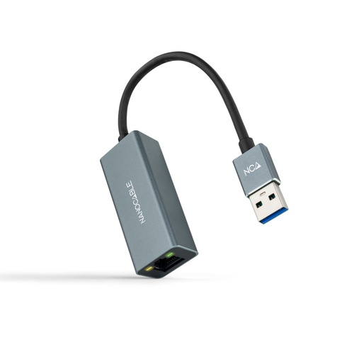 [123333] CONVERSOR USB3.0 ETHERNET GB Mbps, GRIS 15 CM
