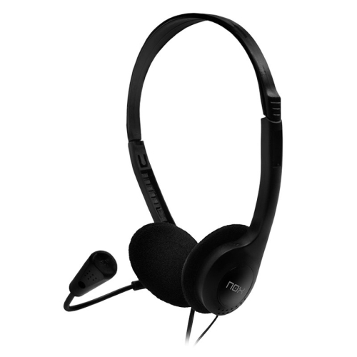[123074] Nox - Auriculares + Microfono Voice One - Jack 3.5 - Micro Flexible