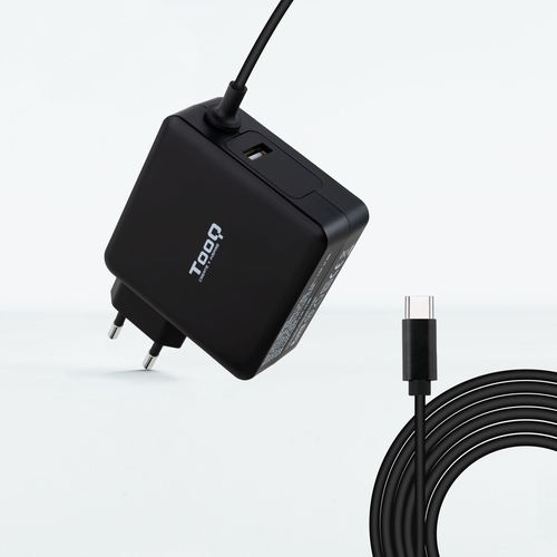 [123461] CARGADOR PORTÁTIL USB-C PD3.0 90W, NEGRO