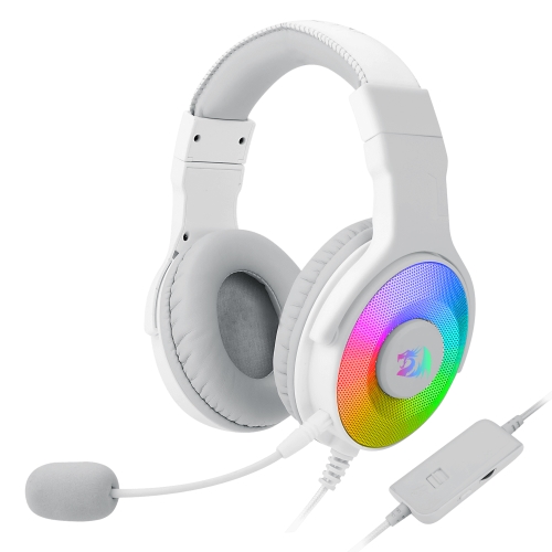 [121890] Redragon - PANDORA 2 Auricular Gaming RGB Adaptador XBOX/PS4 Micrófono Blanco