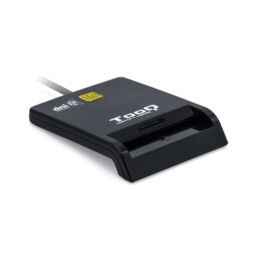 [122309] TooQ - Lector Tarjetas Intel. TQR-211B DNIE SIM USB-C - Negro