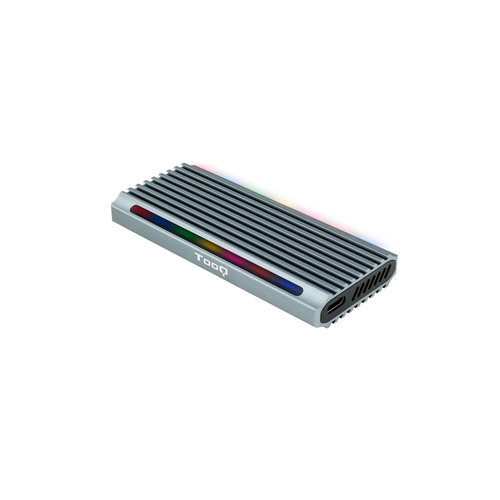 [122512] Tooq - Caja Externa M.2 ngff/nvme usb3.1 gen2 USB-A RGB