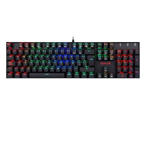 [122743] Redragon - MITRA Teclado Mecánico Gaming Switch Rojo RGB Español España Negro