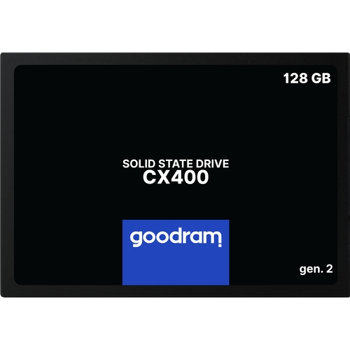 [122857] GOODRAM CX400 G.2 - 128GB SSD - 2.5" - SATA III - Lectura 550 MB/s - Escritura 460 MB/s -TBW 90TB