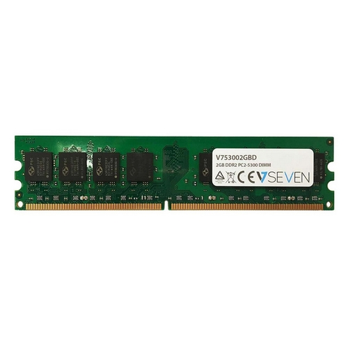[123883] V7 V753002GBD - DDR2 DIMM - 2GB - 667 Mhz - PC2-5300 - Sin búfer - CL5 - 240-clavijas