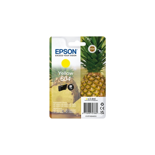 [124390] EPSON CARTUCHO 604 AMARILLO T10G4