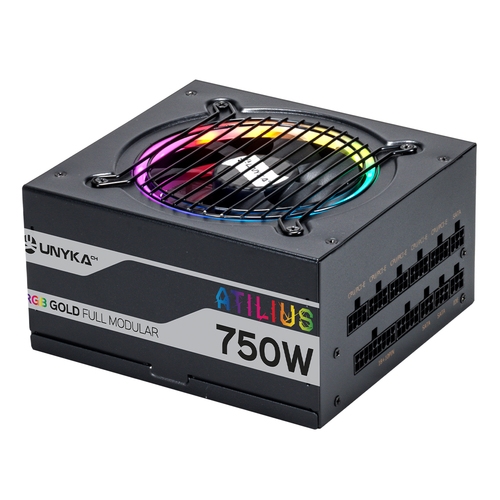 [124939] FUENTE ALIMENTACIÓN ATX ATILIUS  BLACK RGB 750W