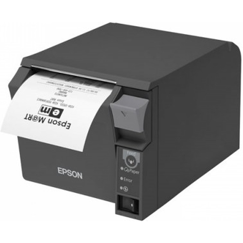 [125022] Impresora de ticket térmica Epson TM-T70II. Conexión USB + RS232. Color Gris Oscuro.