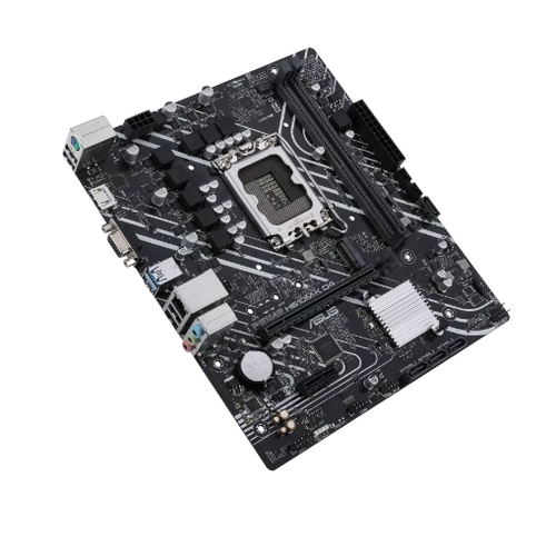 [125283] Placa base 1700 microATX Asus Prime H610M-K D4 - 2xDDR4 (Hasta 64 Gb 3200 Mhz OC) - 1 x M.2 - 4 x SATA - USB 3.2 (2/2) - USB 2.0 (4/2) -  VGA - HDMI
