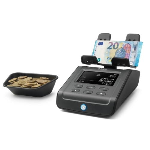 [125141] Safescan 6165 - Balanza contadora de dinero para monedas y billetes, con puerto de actualizaciones