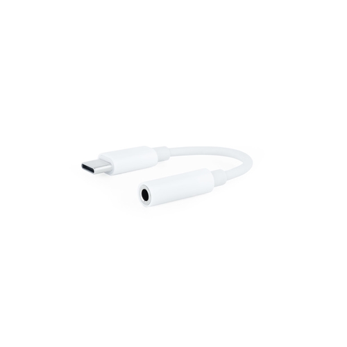 [125484] CABLE ADAPTADOR DE USB-C A JACK 3.5, BLANCO