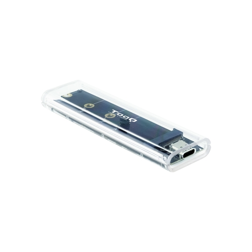 [126019] CAJA EXT. M.2 NGFF/NVMe USB3.1 GEN2 USB-C RGB TRAN