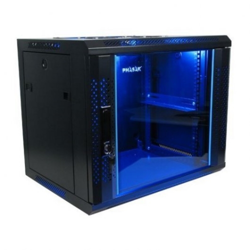 [127429] Armario rack mural 19" Phasak Pro 18U  600x450 negro