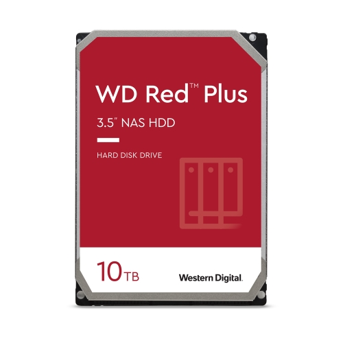 [127589] WD Red Plus WD101EFBX - Disco duro - 10TB - interno - 3.5" - SATA III 6Gb/S - búfer: 256 MB - 7200 rpm RECERTIFIED