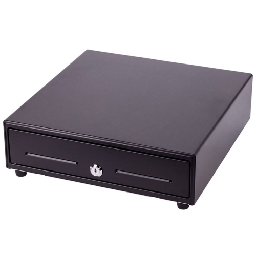 [127765] CAJÓN PORTAMONEDAS HS-410 41X41 RJ11 AUTOMÁTICO NEGRO