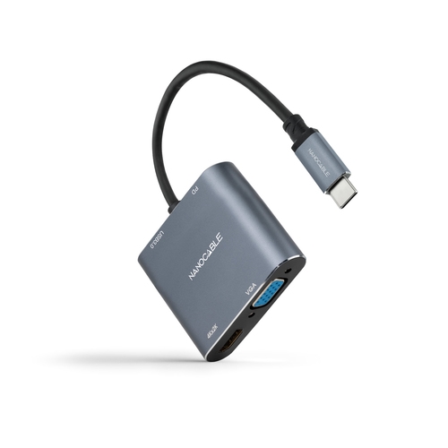 [128298] CONVERSOR USB-C A HDMI/H-VGA/H-USB-A/H-USB-C/H