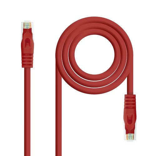 [128184] CABLE RED LATIGUIL LSZH CAT.6A UTP AWG24 ROJO 0.5M