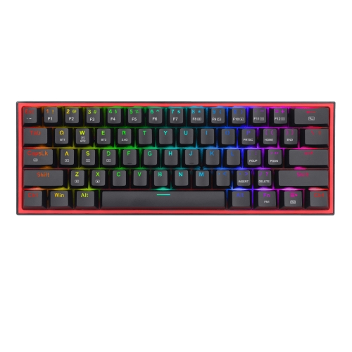 [128398] Redragon - FIZZ PRO Teclado Mecanico Gaming Inalambrico RGB Español LA Negro
