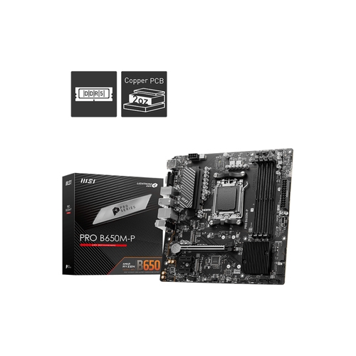 [128720] MSI Placa Base PRO B650M-P mATX AM5