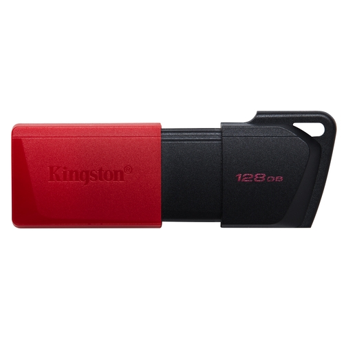 [128902] Kingston - Exodia M Memoria USB 128GB - USB 3.2 Gen 1 - Capucha móvil - Enganche para Llavero - Color Negro