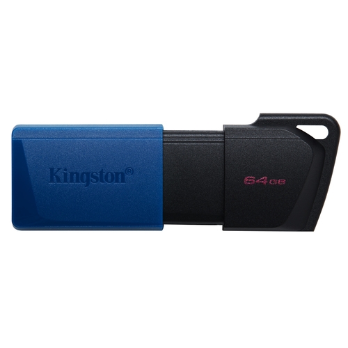 [128901] Kingston - Exodia M Memoria USB 64GB - USB 3.2 Gen 1 - Capucha móvil - Enganche para Llavero - Color Negro