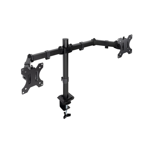 [129976] SOPORTE MESA GIRA INCLI 2 BRAZOS 17-27" NEGRO