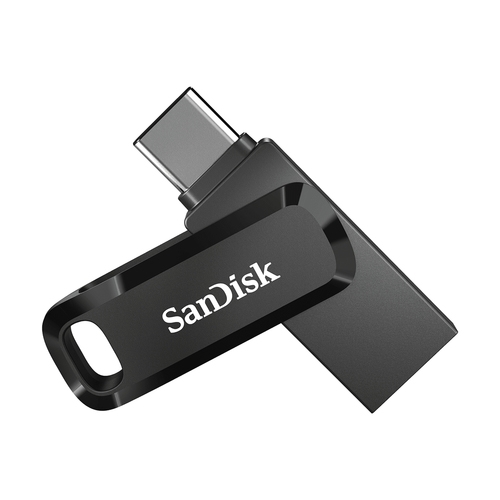 [131248] SanDisk Ultra Dual Drive Go 64 GB - Pendrive - USB-C 3.2 Gen 1 - Negro