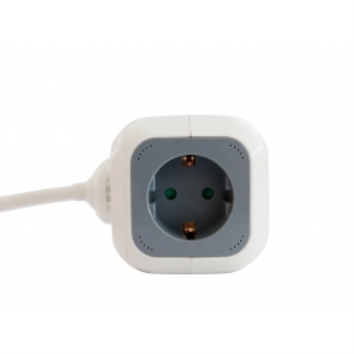 [131585] 3Go REG4CUBEUSB - Regleta 4 tomas - 2 x USB 2.4A - Tipo cubo