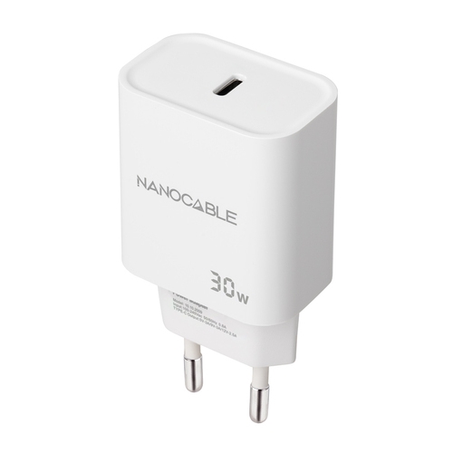 [133186] CARGADOR USB-C PD 30W BLANCO
