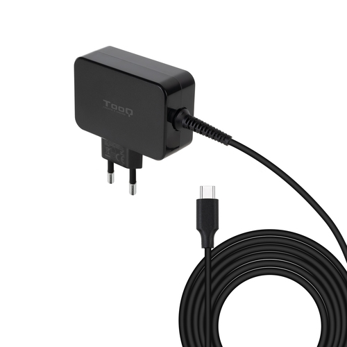 [131842] CARGADOR PORTµTIL GAN USB-C PD 65W, NEGRO